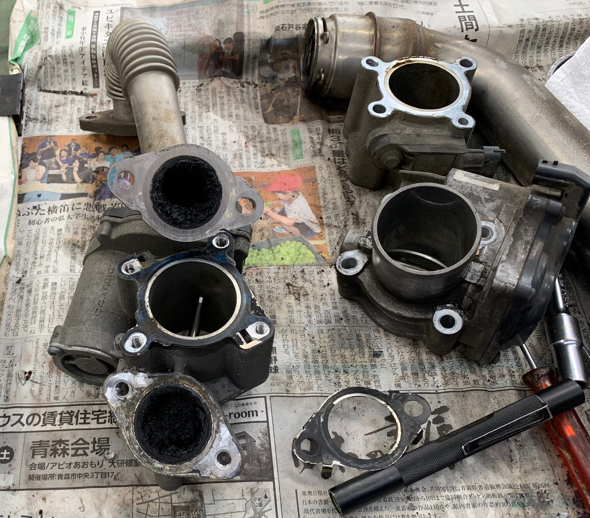 エクストレイルDNT31 EGRクーラー エクストレイルDNT31 EGRクーラー ニッサン エクストレイル EGR